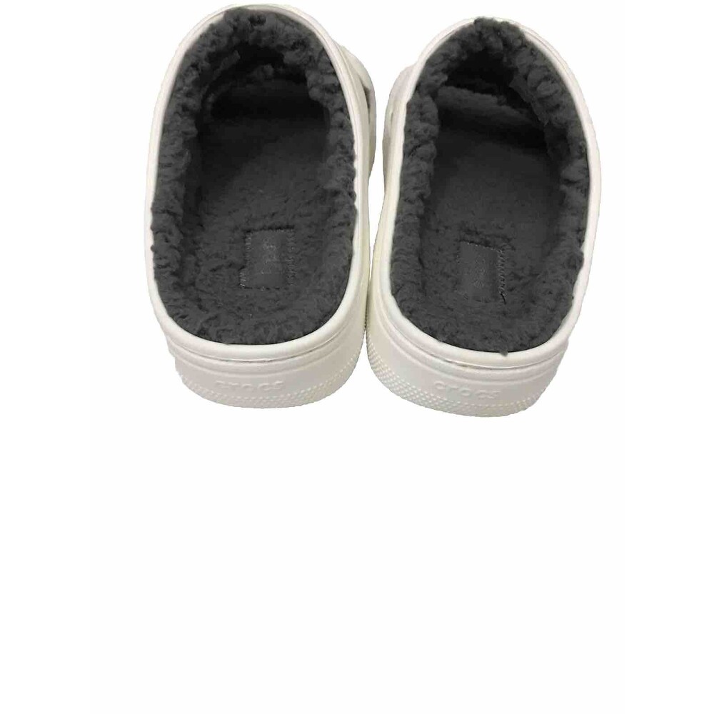 Crocs Classic Cozzy Comfort White Slip On Sandals Men’s 4 Women’s 6 - Picture 6 of 16